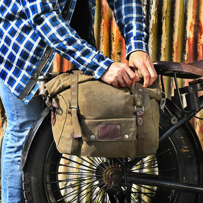 Oxford heritage fietstassen 40 l bruin
