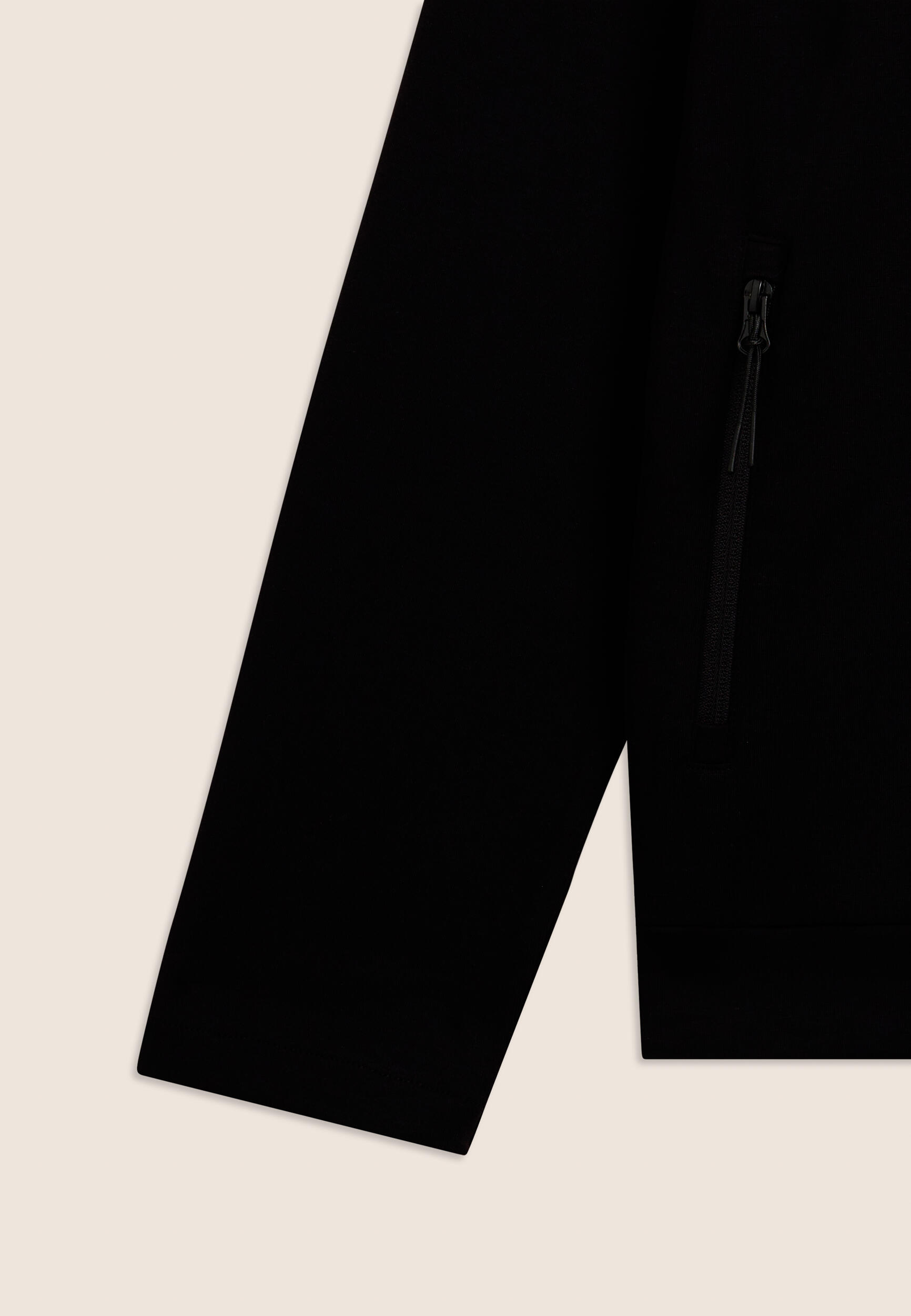 Felpa uomo a mezza zip con cappuccio 3/3