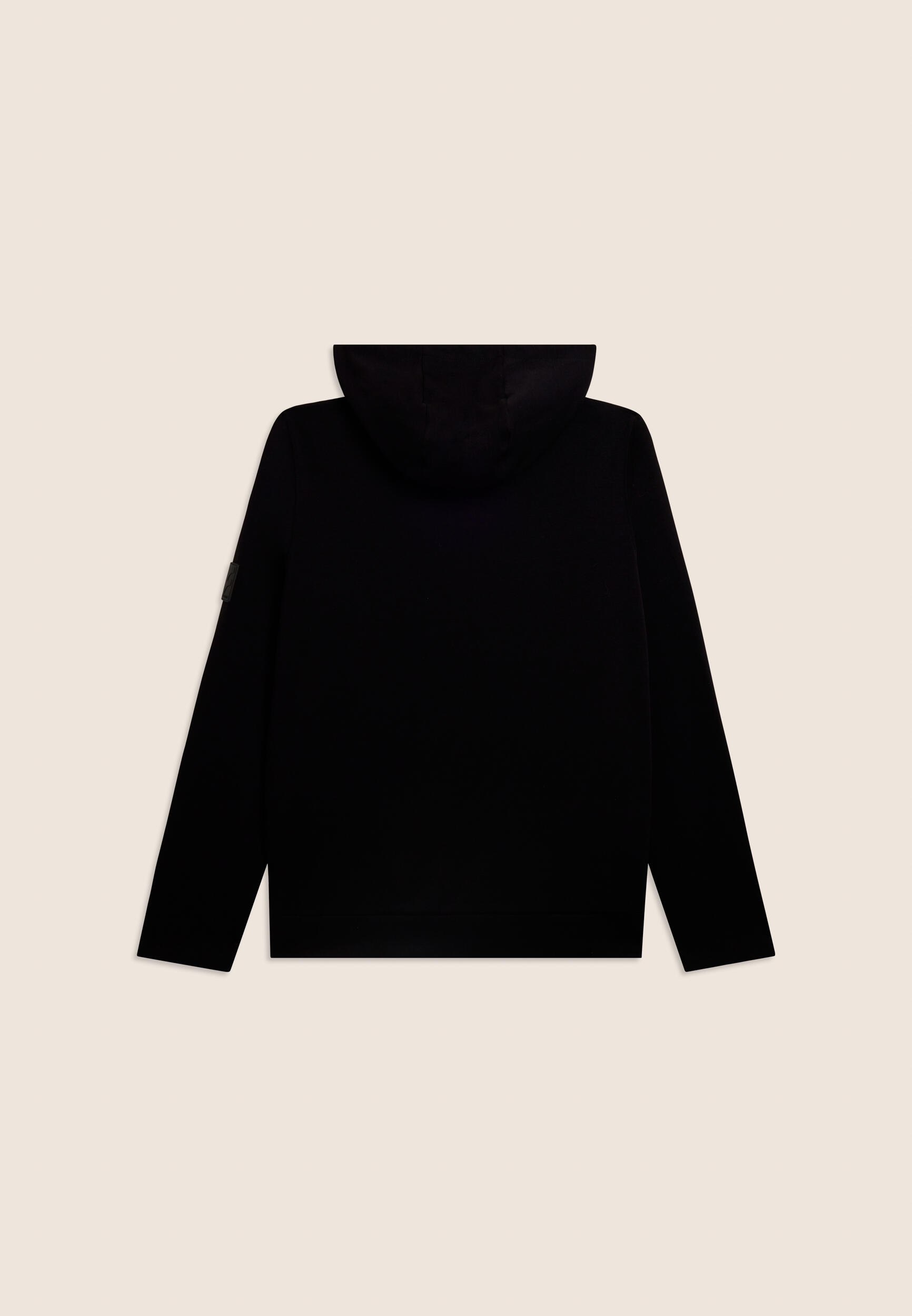 Felpa uomo a mezza zip con cappuccio 2/3