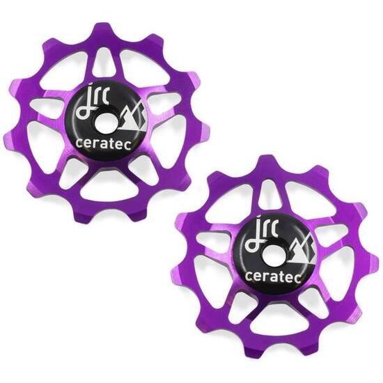 Jrc pulegge cambio ceramiche 11T per Shimano 12v viola
