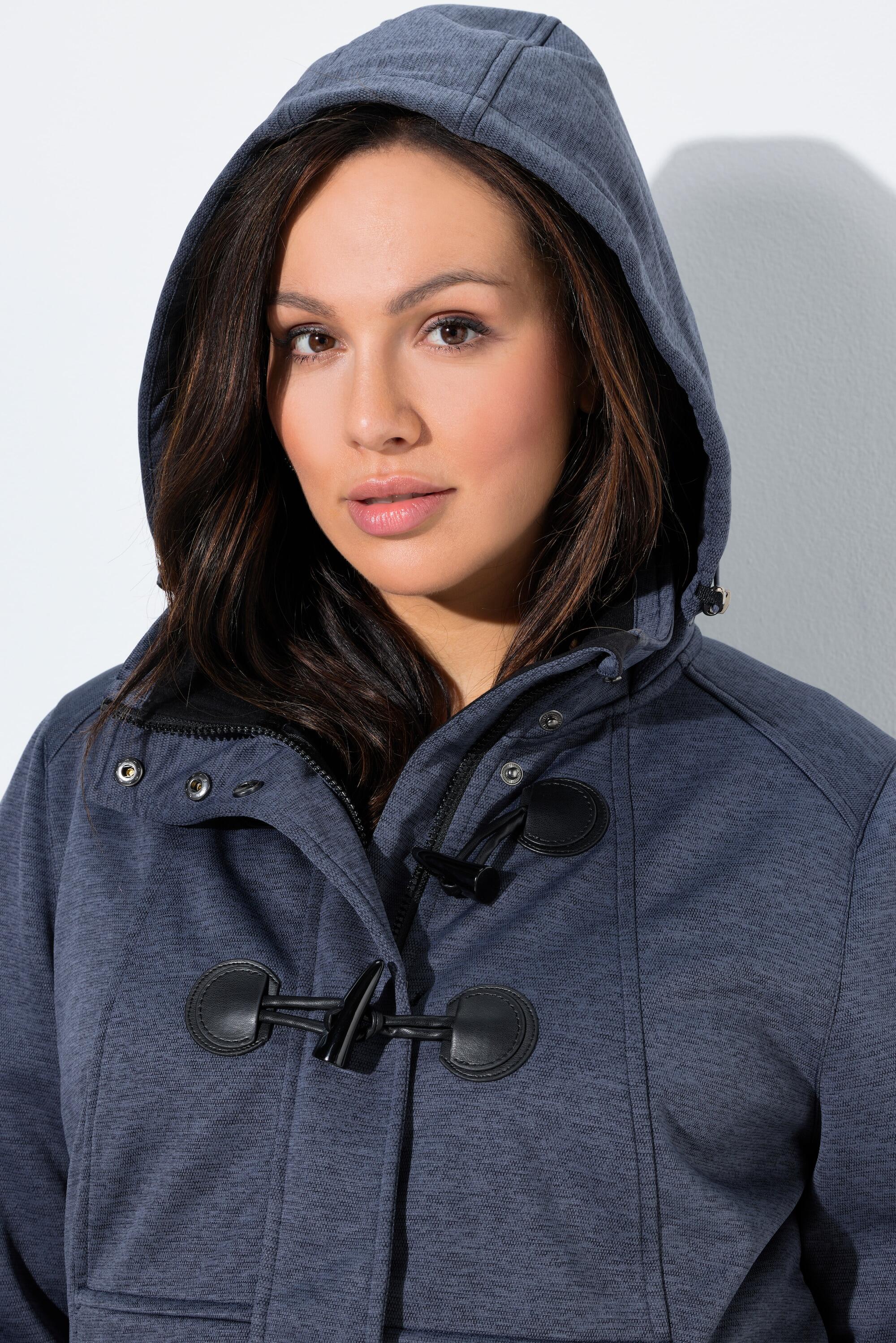 Femme Veste Softshell HYPRAR à capuche matière déperlante boutons Brandebourg 4/7