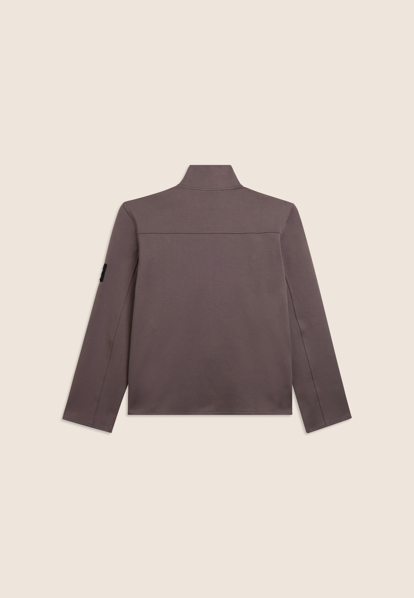 Felpa full zip uomo con taschino obliquo 2/3