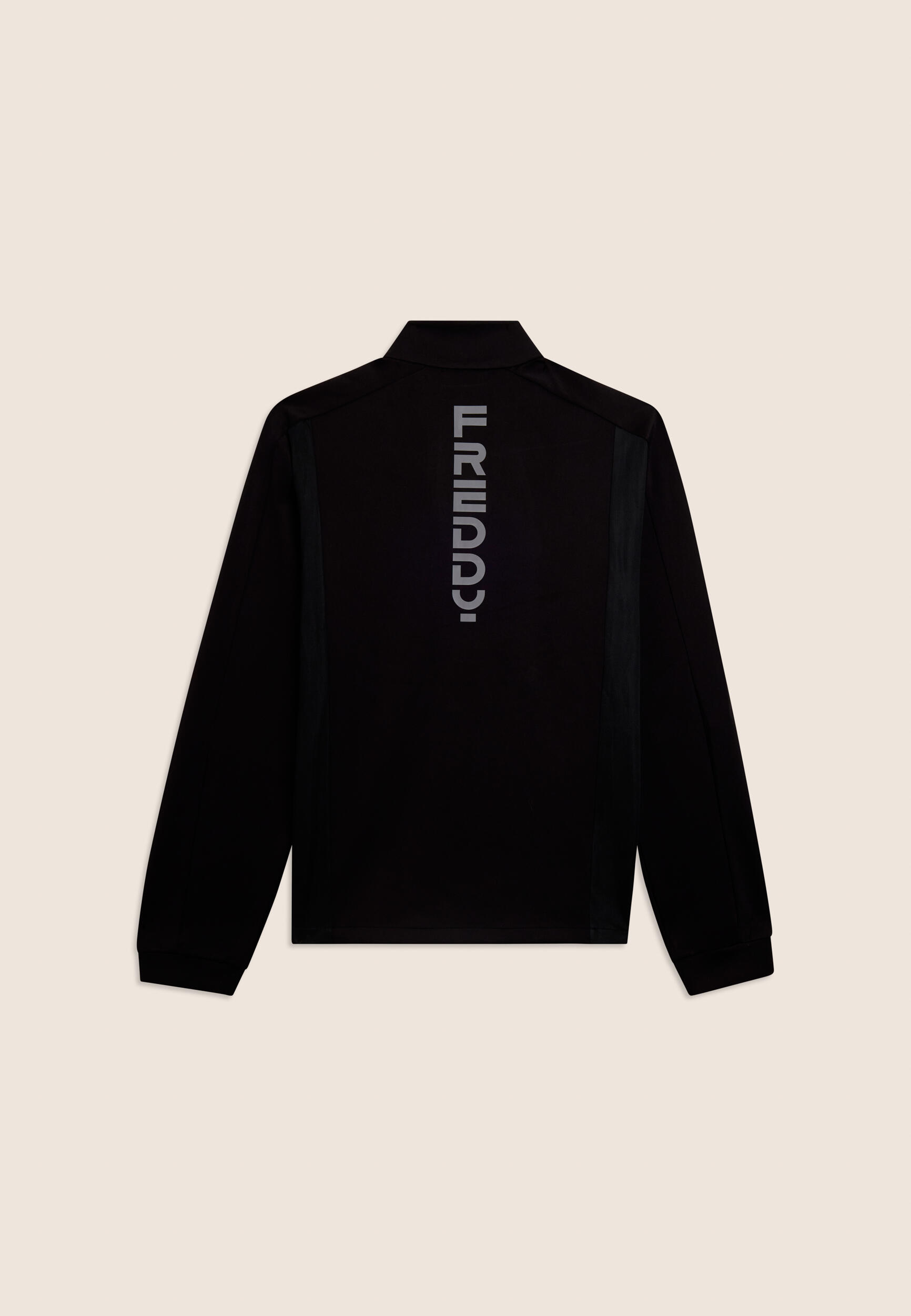 Sweat-shirt à col montant à fermeture zippée intégrale en tissu technique pour l 2/3