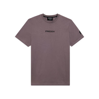 T-shirt uomo in cotone con logo minimal