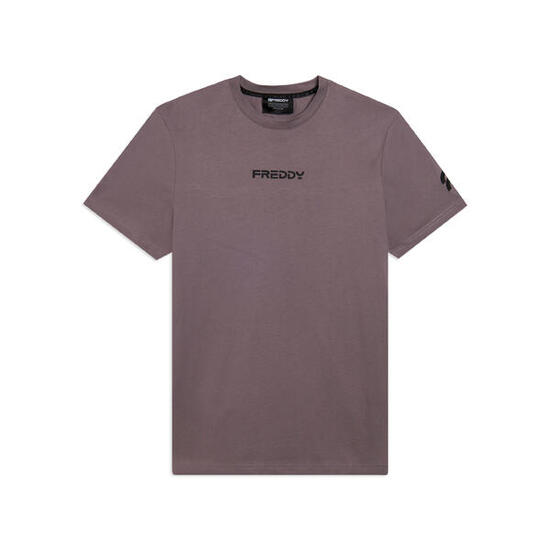 T-shirt uomo in cotone con logo minimal