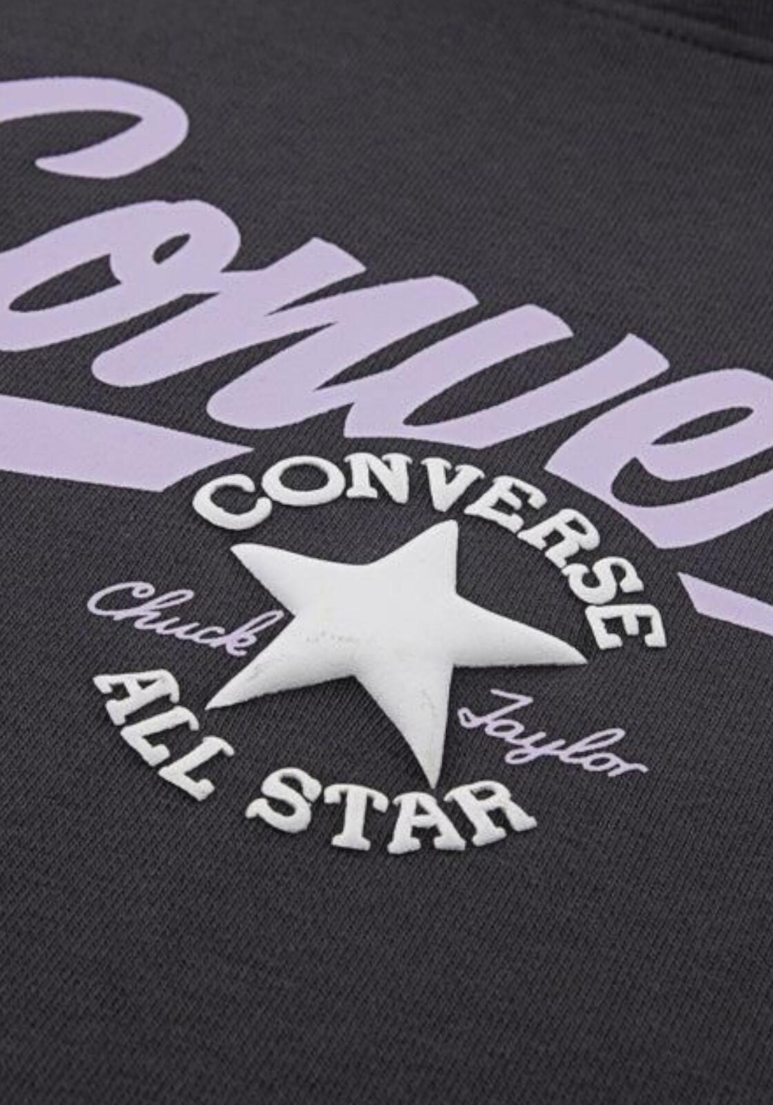 Tuta ragazza converse all star core - grigio 3/5