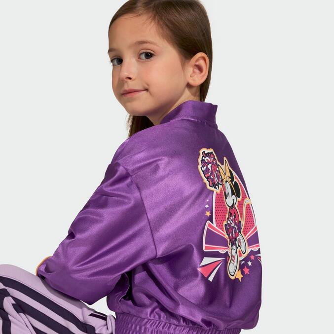 Giacca bambina adidas disney minnie mouse track top- viola 6/6