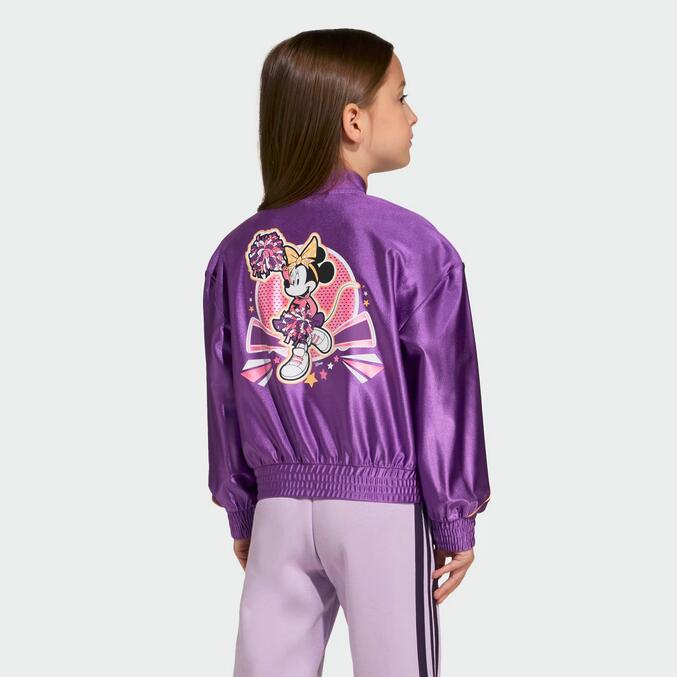 Giacca bambina adidas disney minnie mouse track top- viola 2/6