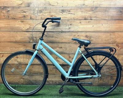 Tweedehands cortina stadsfiets bike, rood