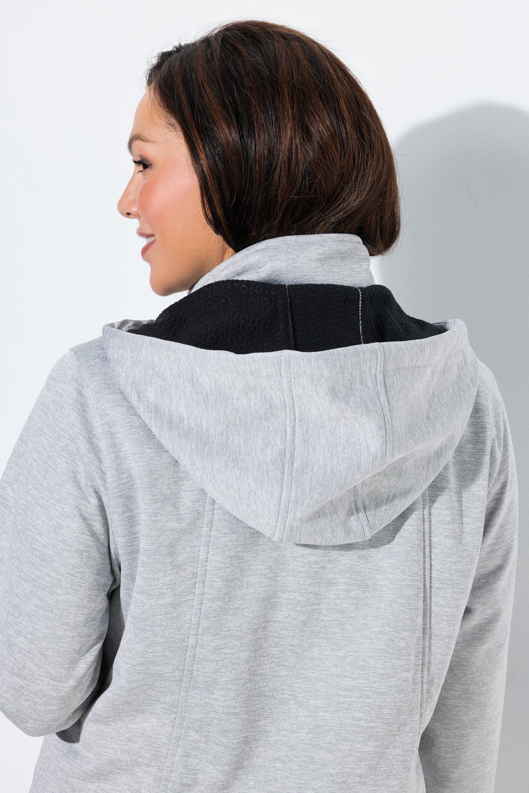 Femme Veste Softshell HYPRAR à capuche matière déperlante boutons Brandebourg 3/7