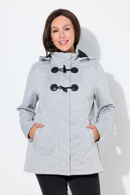 Dames hyprar softshell-jas houtje-touwtjeknopen waterafstotend