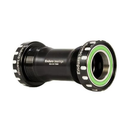 ENDURO BEARINGS boîtier de pédalier BSA 73mm pour axe 24mm, a/c ss, noir