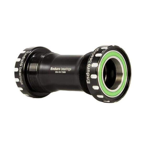 ENDURO BEARINGS boîtier de pédalier BSA 73mm pour axe 24mm, a/c ss, noir
