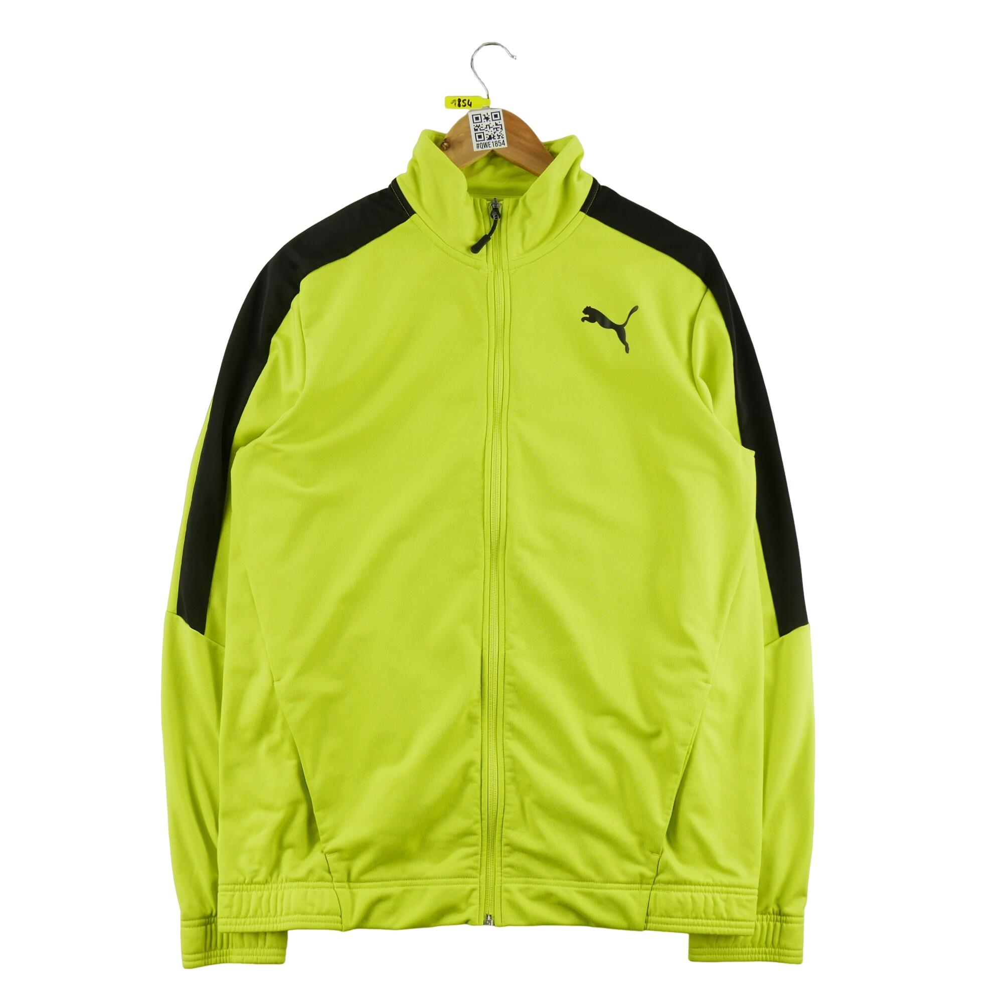 PUMA Reconditionné - Veste de survêtement Homme Jaune - Bon État