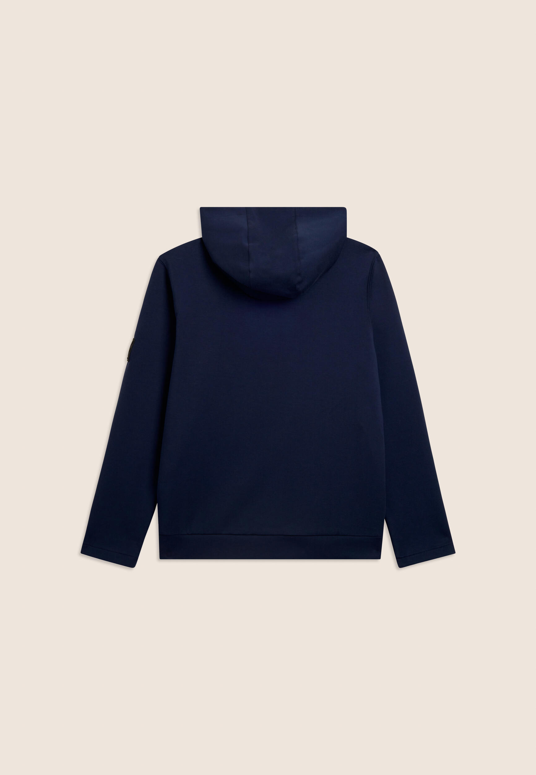 Felpa uomo a mezza zip con cappuccio 2/3