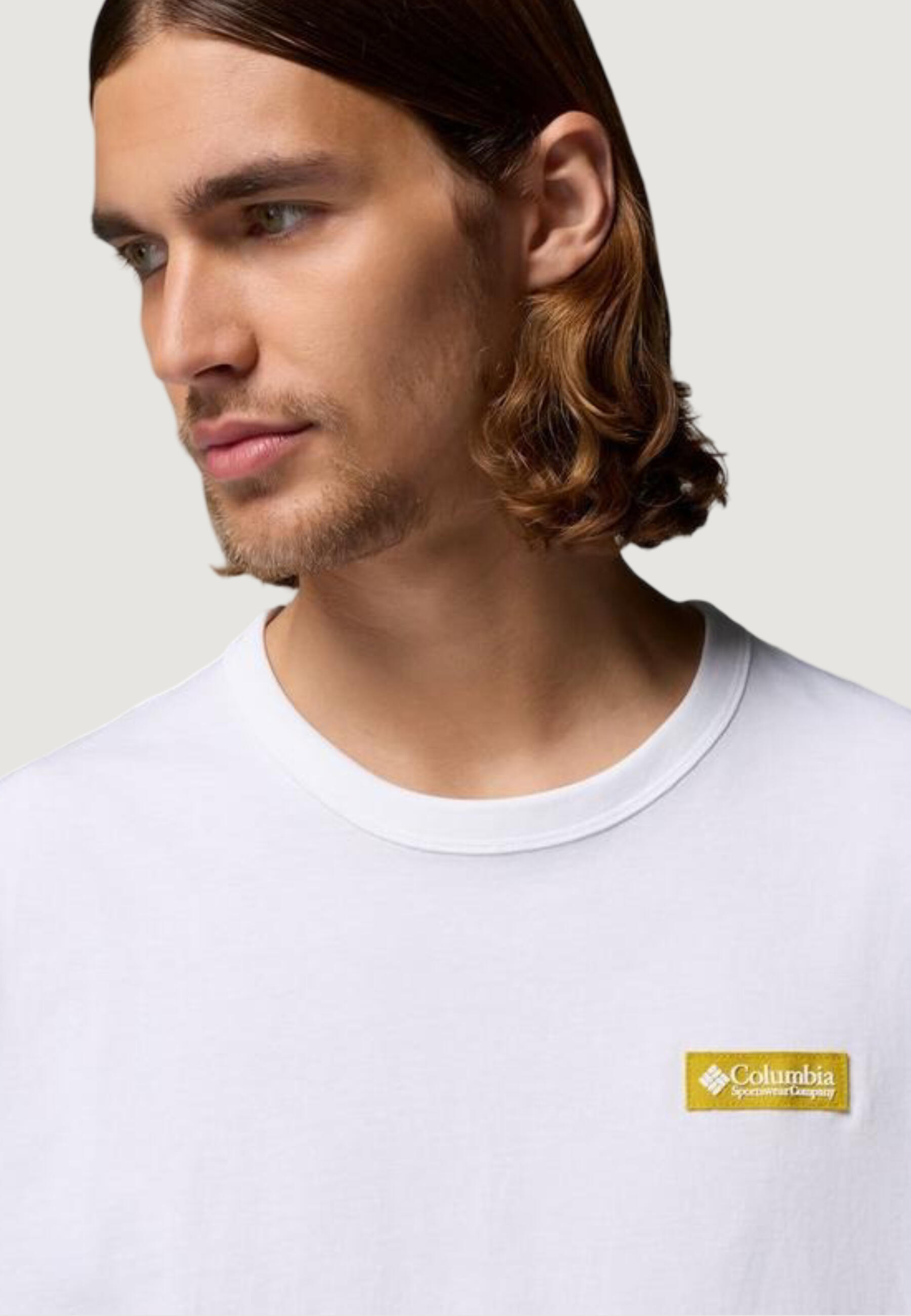 T-shirt maniche corte Uomo CSC™ Heavyweight Iconic Tee Panna 2/5