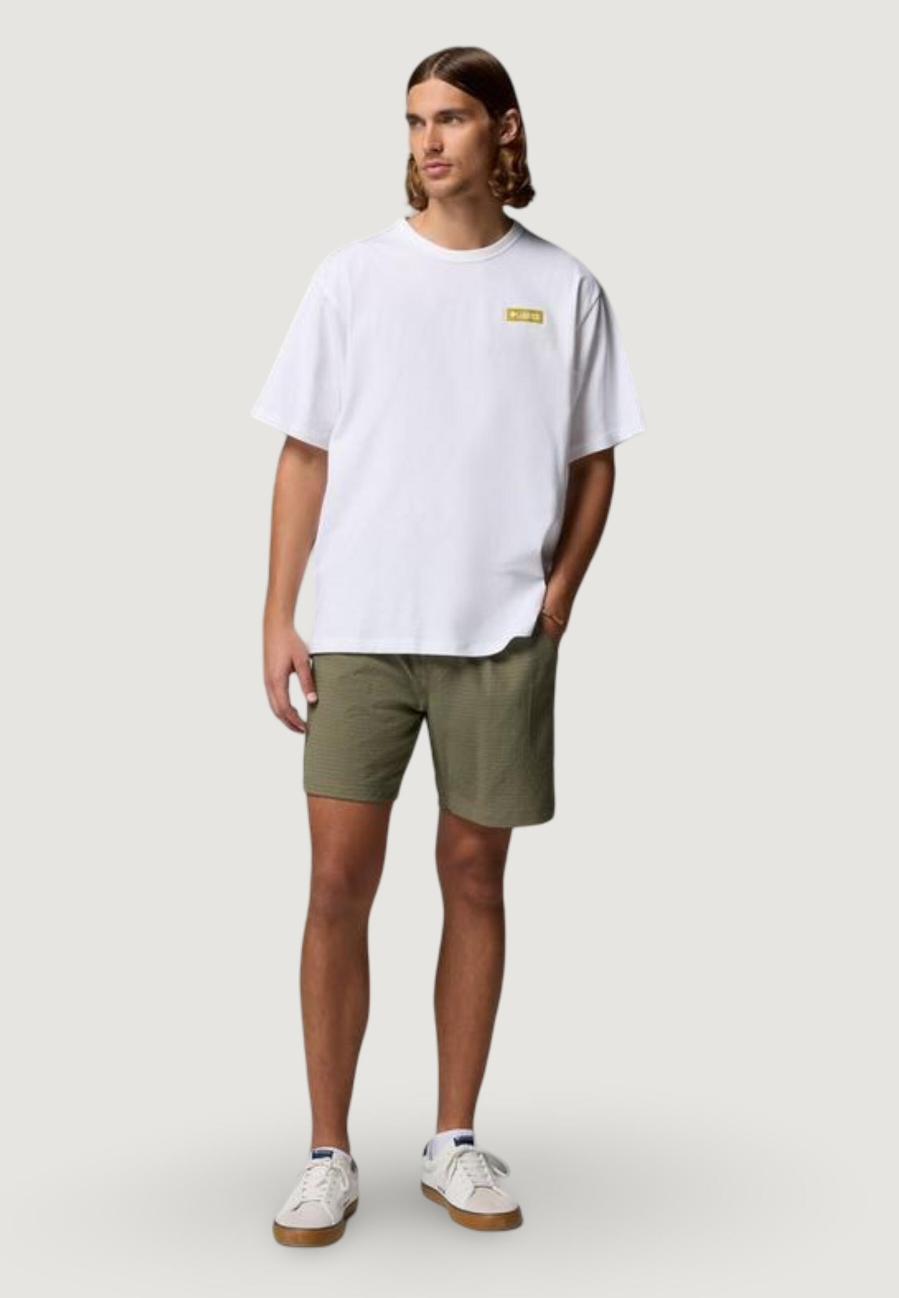 T-shirt maniche corte Uomo CSC™ Heavyweight Iconic Tee Panna 4/5