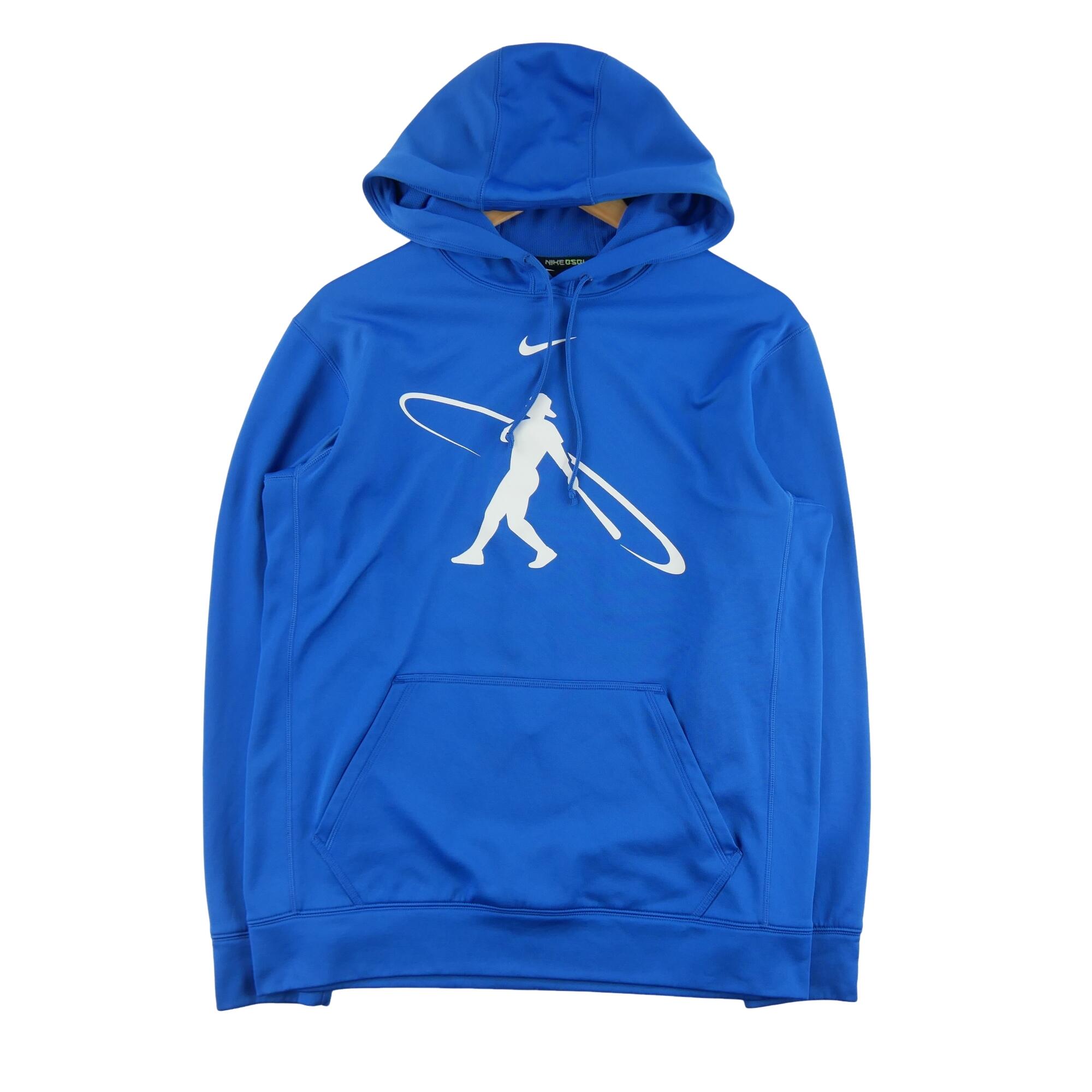 NIKE Reconditionné - Sweat à capuche Homme Therma-Fit Bleu - Bon État