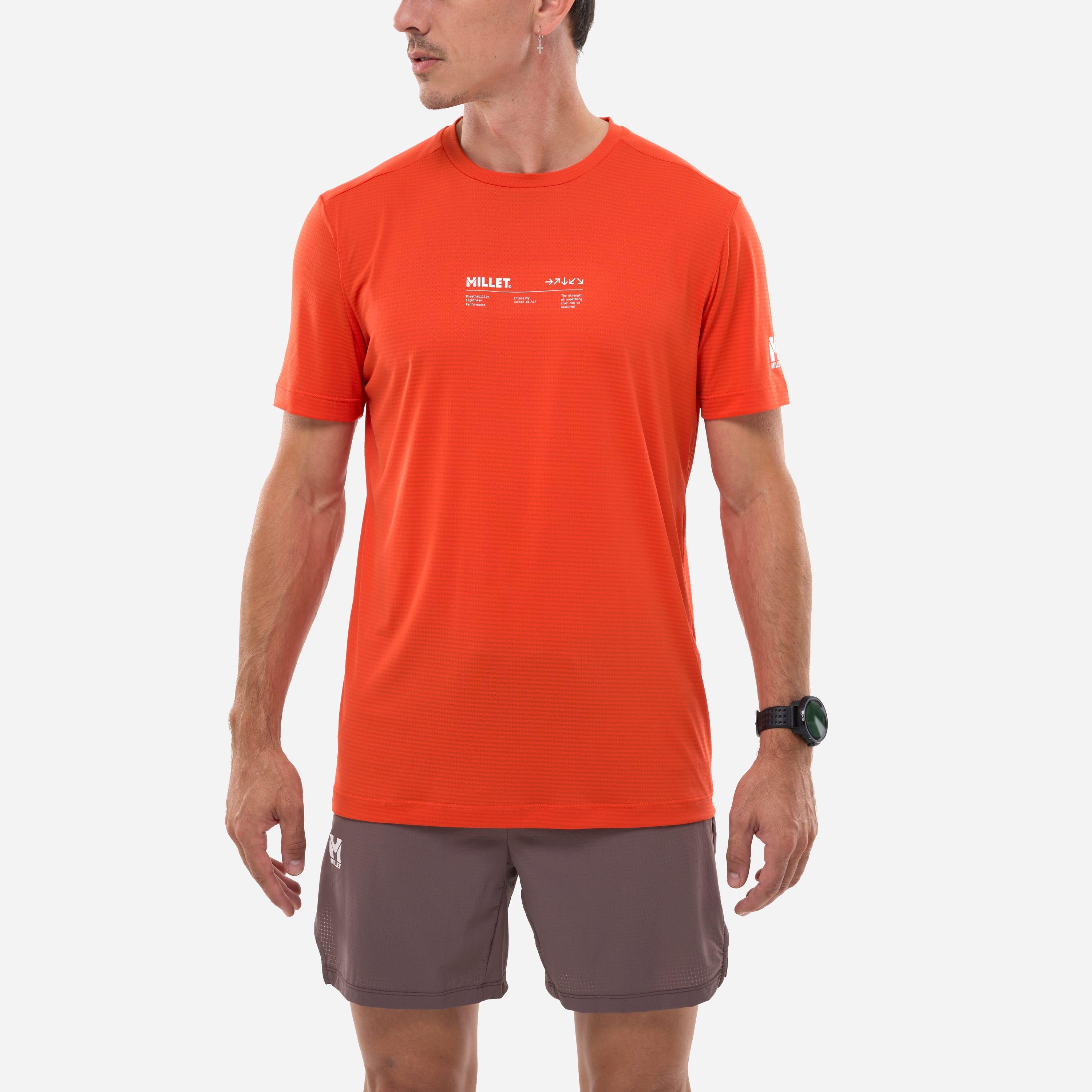 T-shirt Trail running Uomini  INTENSE ESSENTIAL 3/4