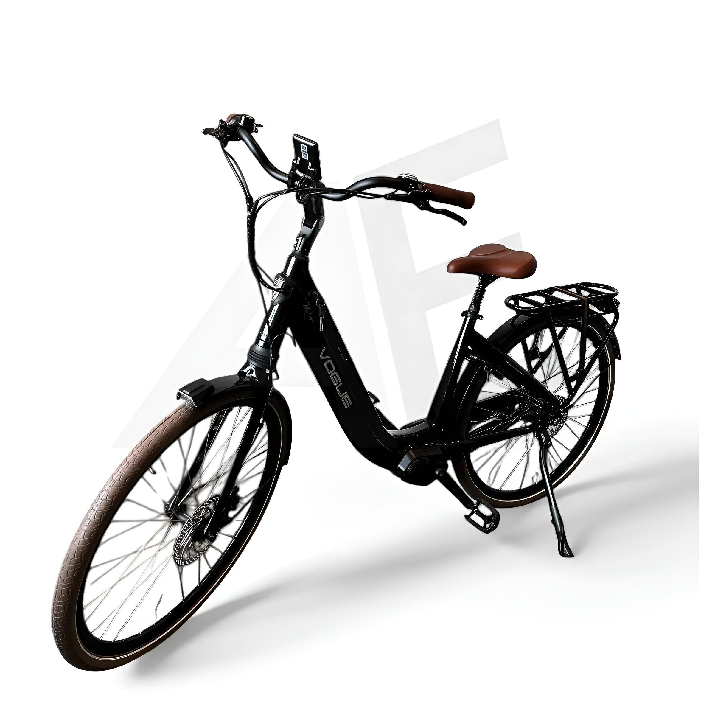 Vogue Mestengo 46 E-bike Freins Hydrauliques avec Moteur Central – Noir Brillant 4/5