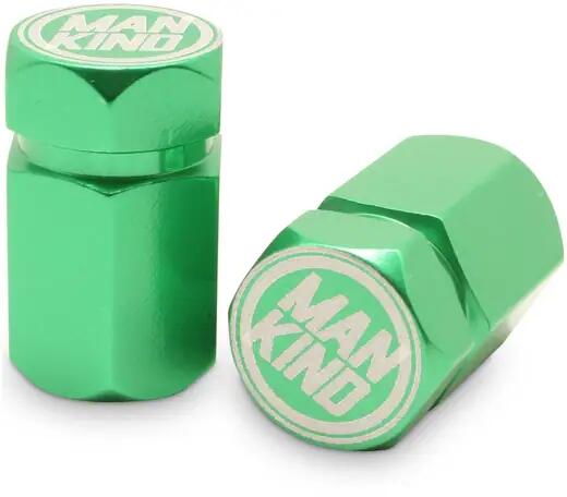 BMX Dętki Mankind Valve Caps - Zielony