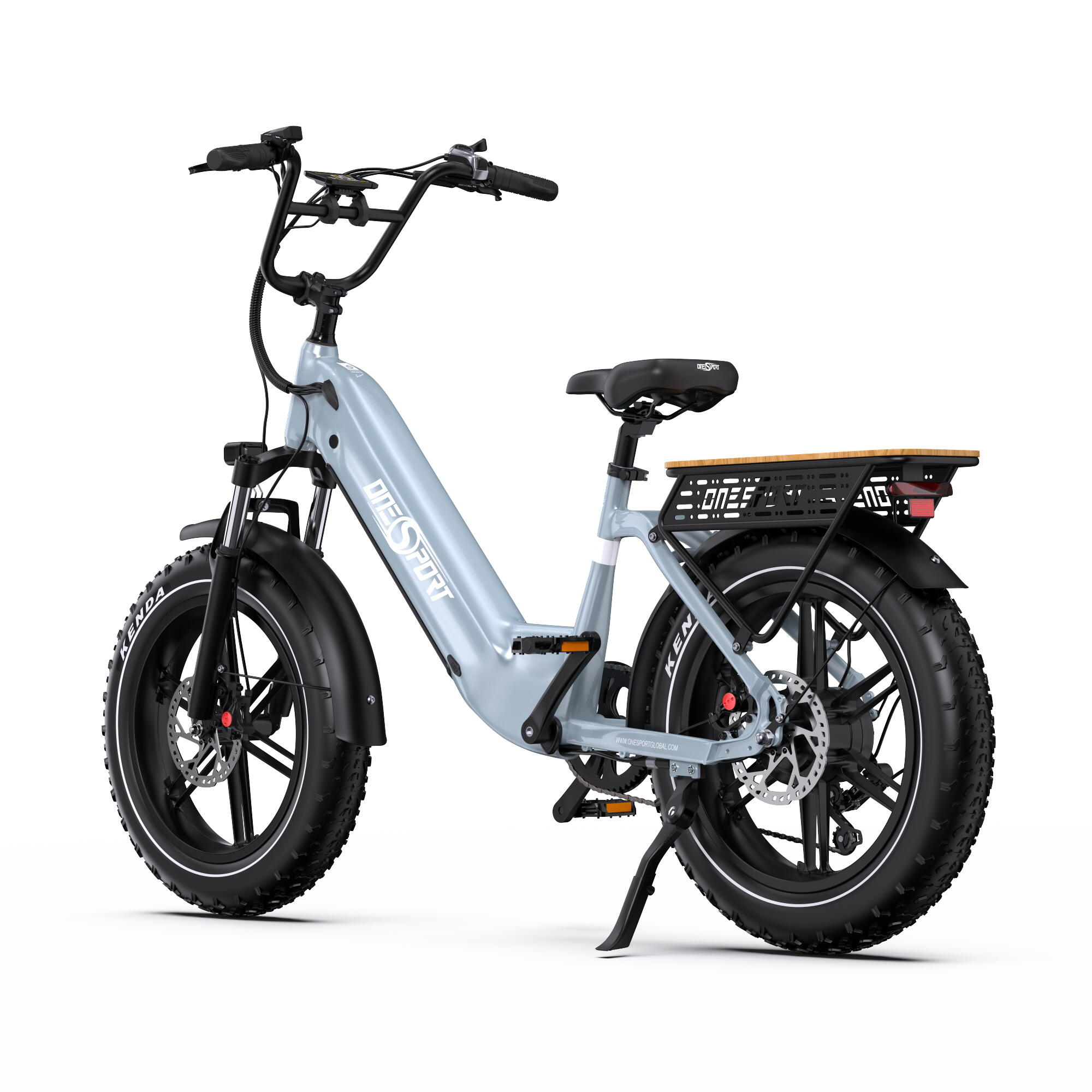 OT08 E-bike voor volwassenen 20 inch dikke banden elektrische fiet 6/7