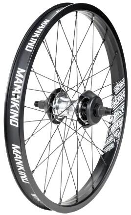 BMX Koła Mankind Vision 20" Freecoaster BMX Tył Kółko - Matt Black/Polished S...