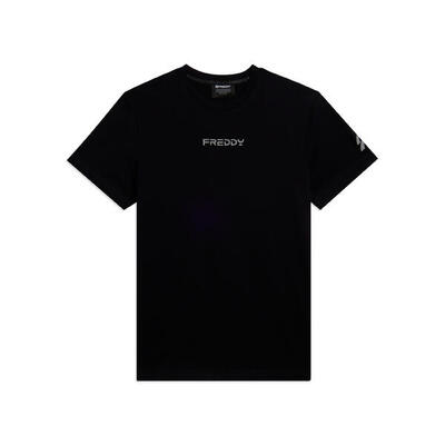 T-shirt uomo in cotone con logo minimal