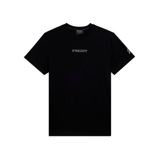 T-shirt uomo in cotone con logo minimal