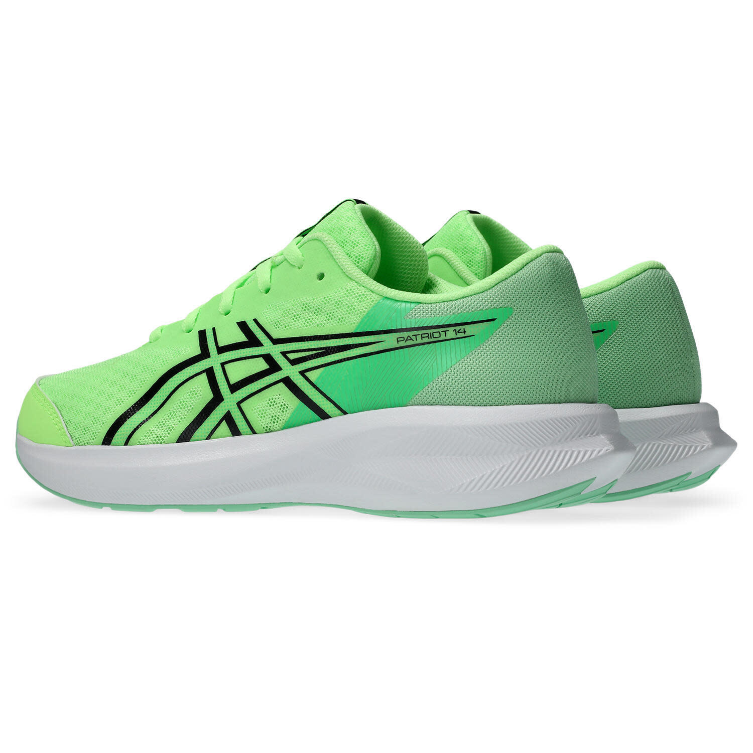 Hardloopschoenen Kinderen - ASICS Patriot 14 GS - IluGreen/Black 4/6