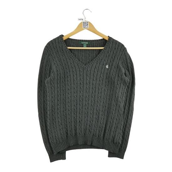 Second life - Damen Twisted Knit Schwarzer Pullover - Wie neu