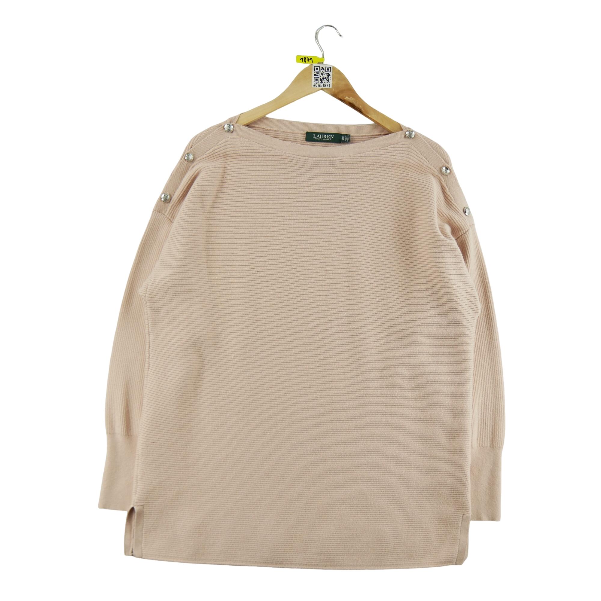 RALPH LAUREN Reconditionné - Pull Femme Rose - Bon État