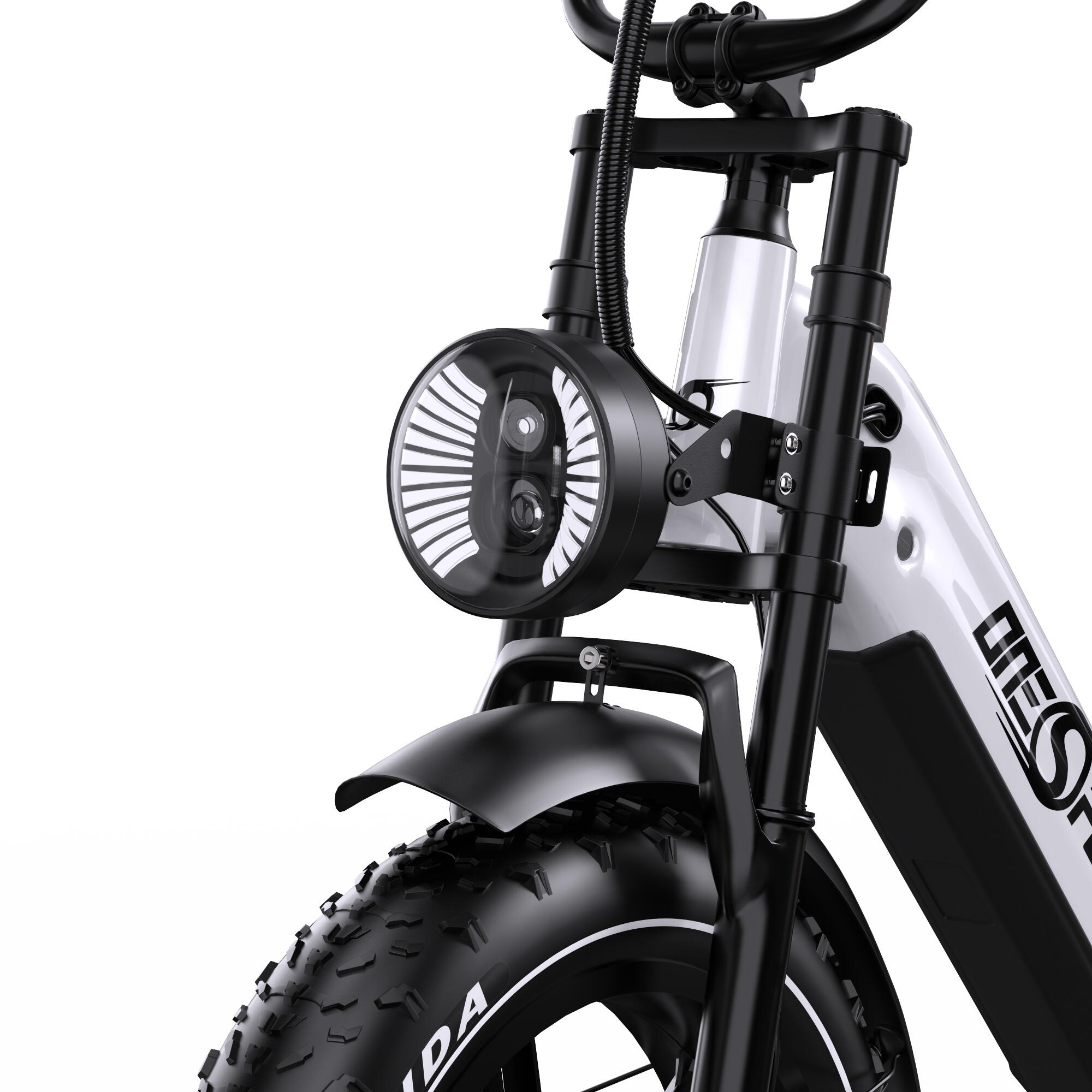 Bicicleta Elétrica ONESPORT OT08 PRO 48V 18Ah*2 com Bateria Dupla 7/7