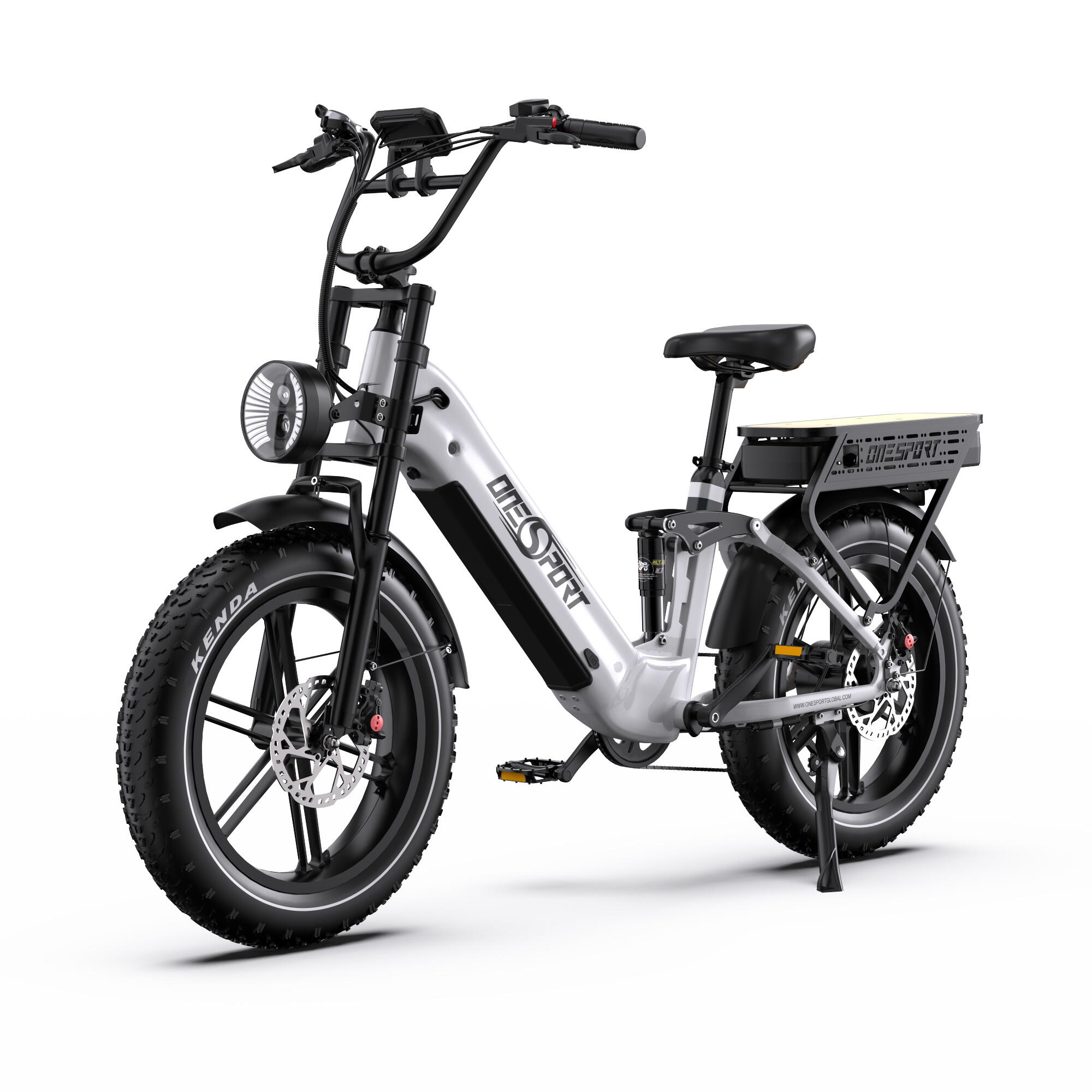 OT08 Pro E-bike pour adultes : 48V 18Ah, doubles batteries 4/7