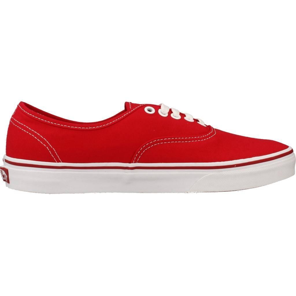 Baskets Vans Modèle Ua Authentic Couleur Rouge 4/6