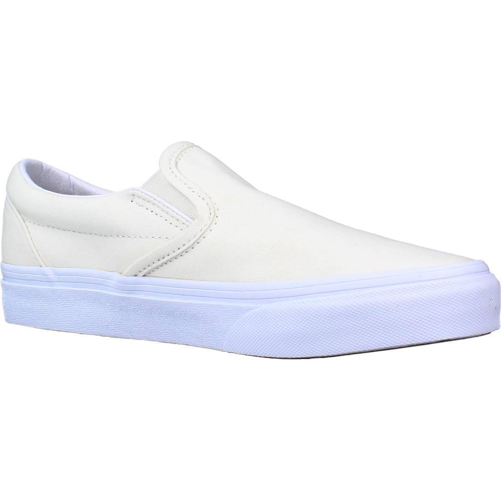 Ténis Vans Modelo Ua Classic Slip-on Cor Branco 5/7