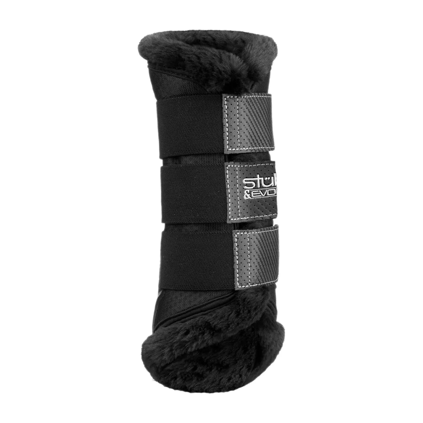 Guêtres doublées en mouton synthétique pour cheval Stübben Airflow 3/4