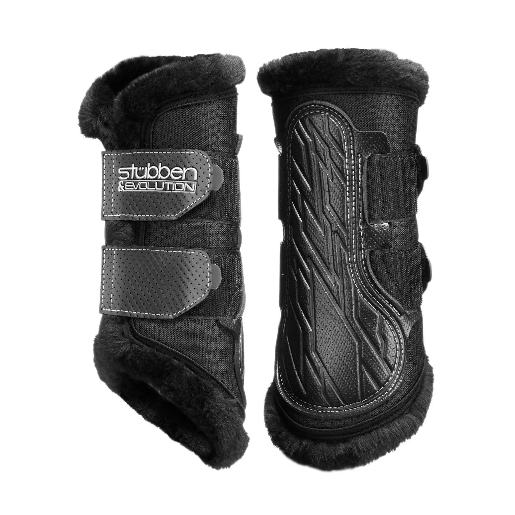 Guêtres doublées en mouton synthétique pour cheval Stübben Airflow 2/4