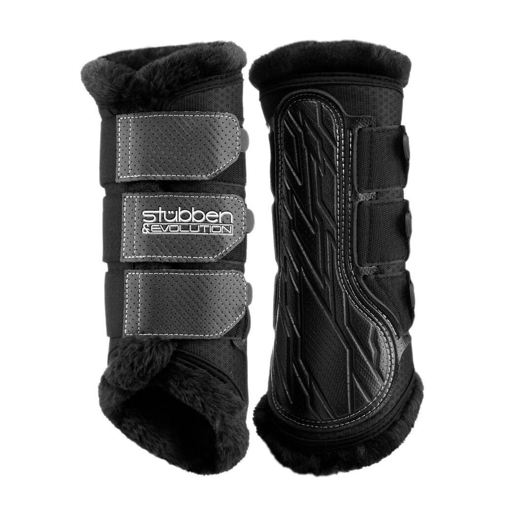 Synthetic sheepskin lined horse gaiters Stübben Airflow
