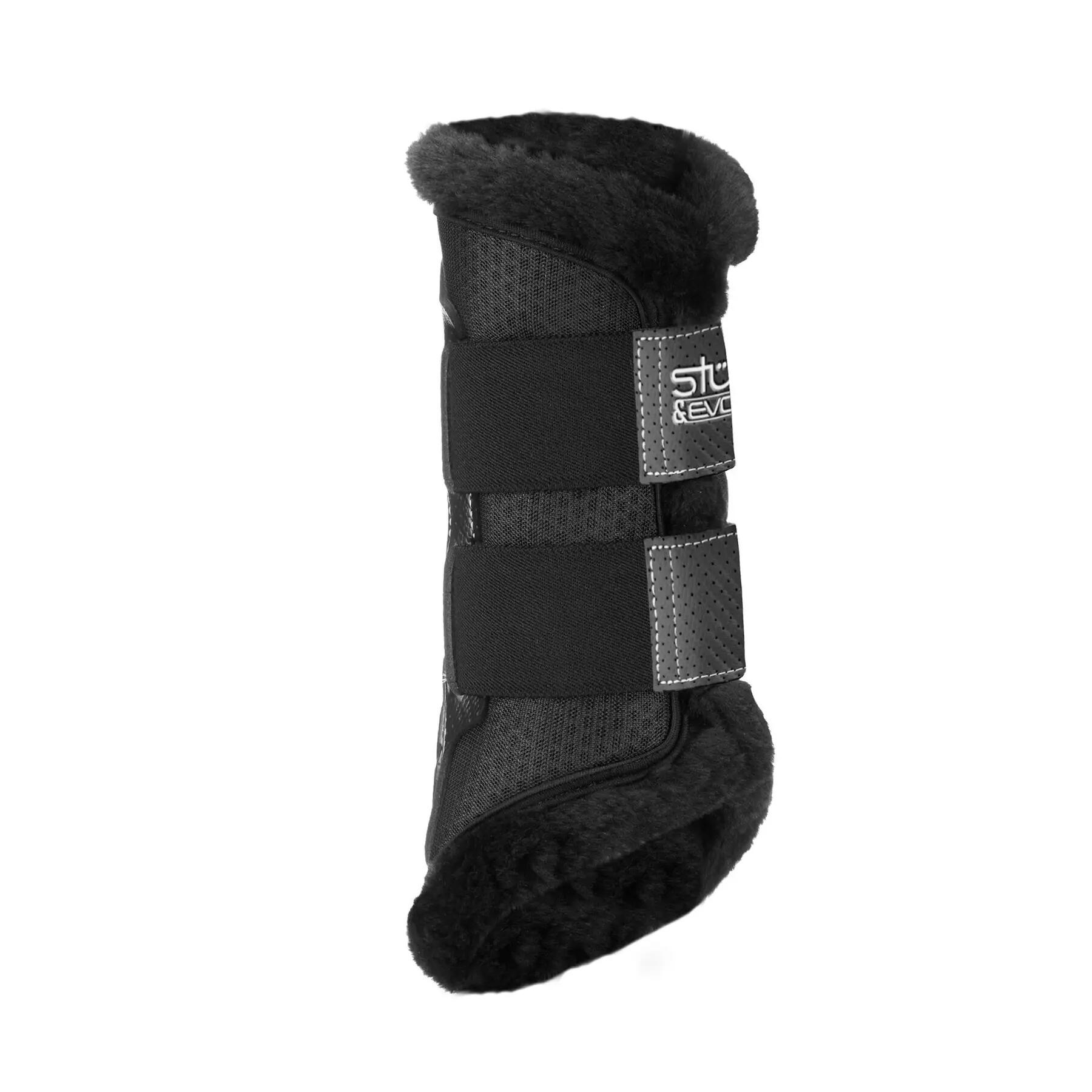 Guêtres doublées en mouton synthétique pour cheval Stübben Airflow 4/4