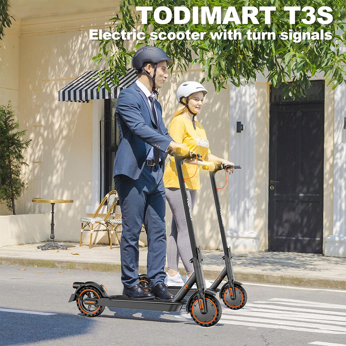TODIMART T3S elektrische stadsscooter met richtingaanwijzers 6/6