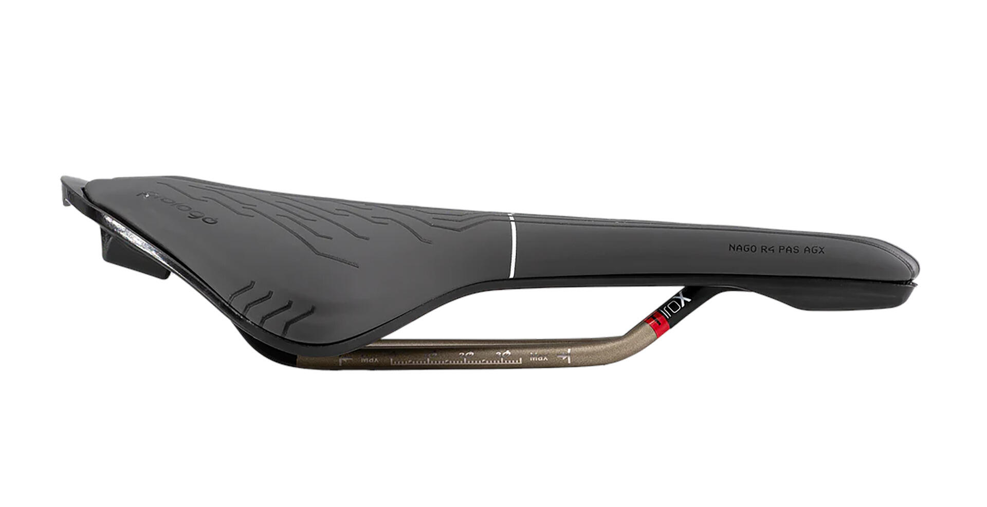 Selle Gravel Nago R4 PAS AGX, 245 x 137 mm 2/4