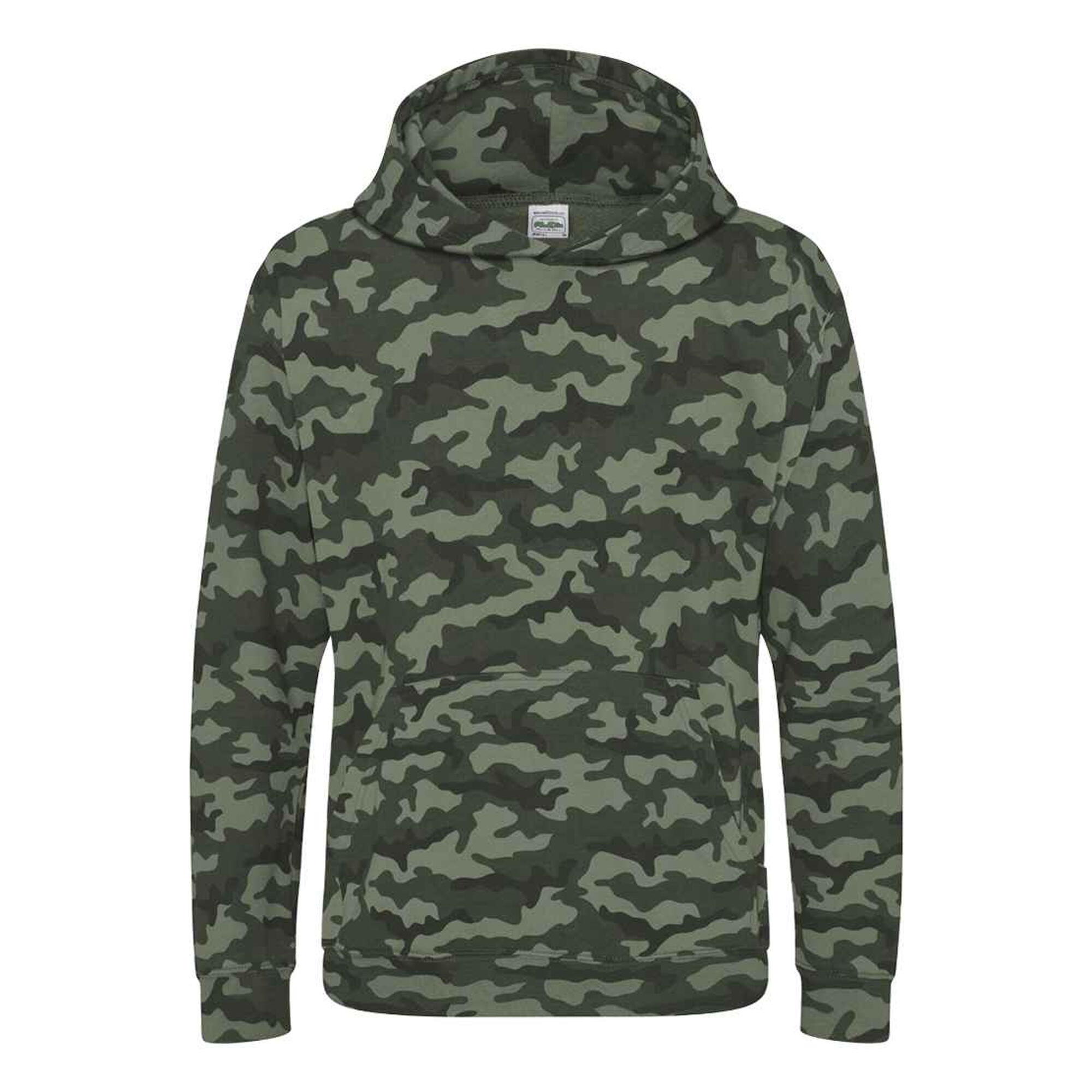 AWDis Childrens/Kids Camo Hoodie