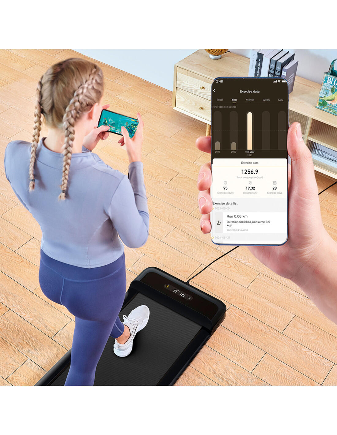 Passadeira de caminhar Xiaomi Kingsmith WalkingPad C2 7/8