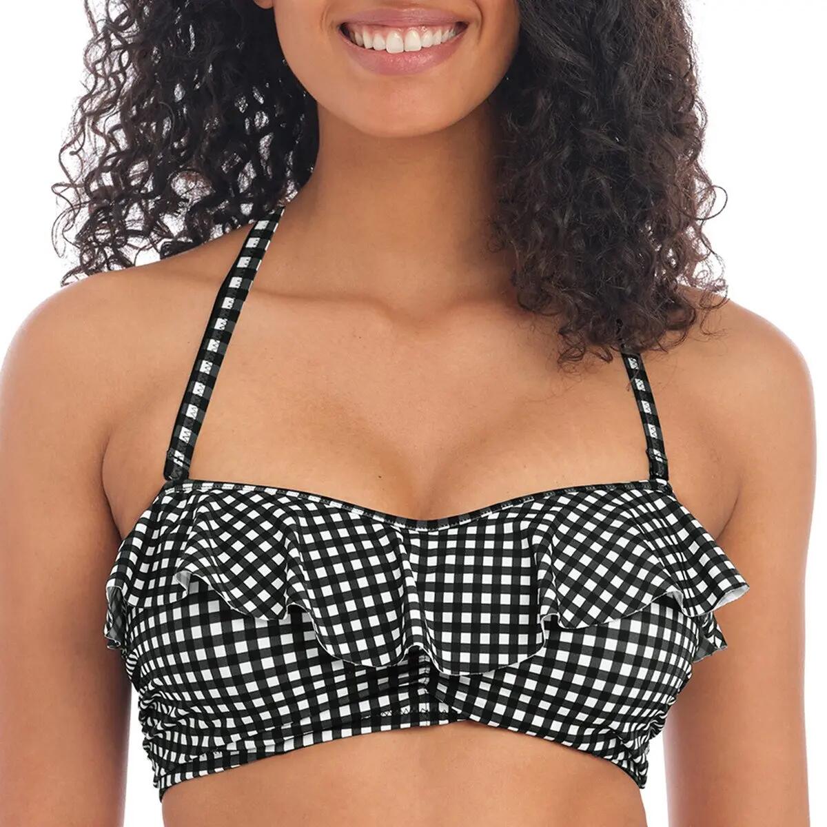 Women's underwired swimsuit top Freya Check In 3/7