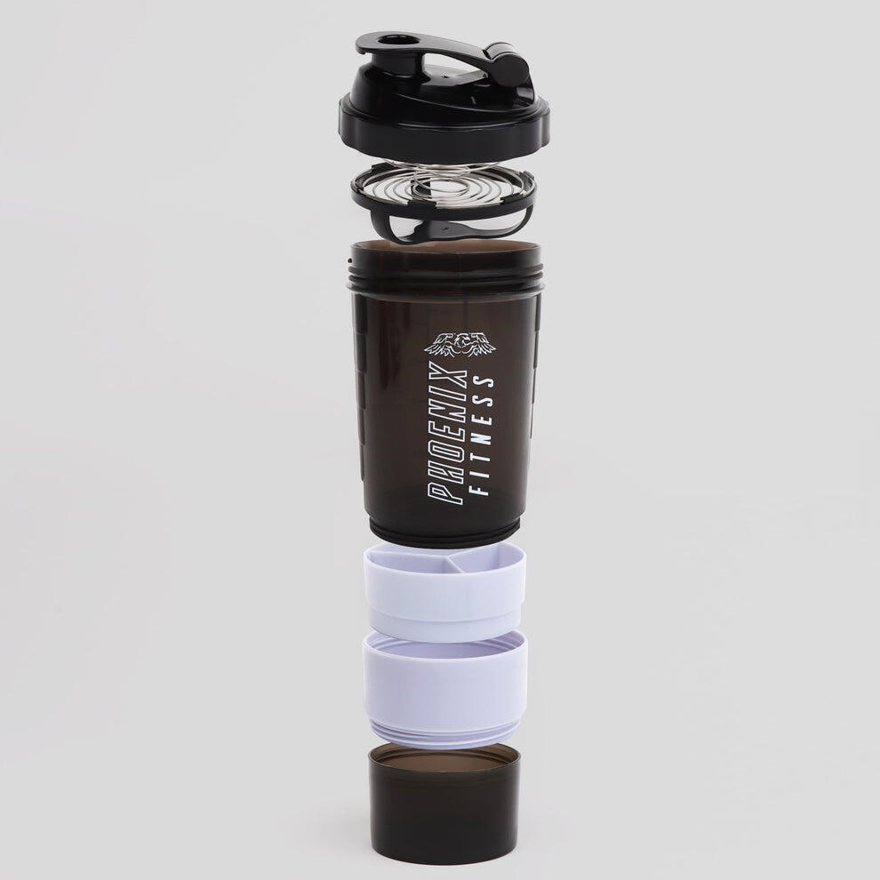 Shaker a protéines Phoenix Fitness avec récipients 2/7
