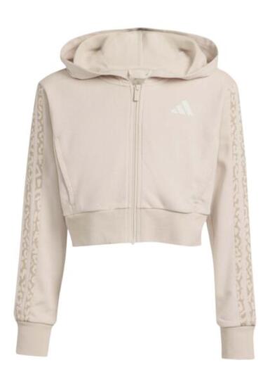 Veste à capuche Adidas pour fille KB6984 beige