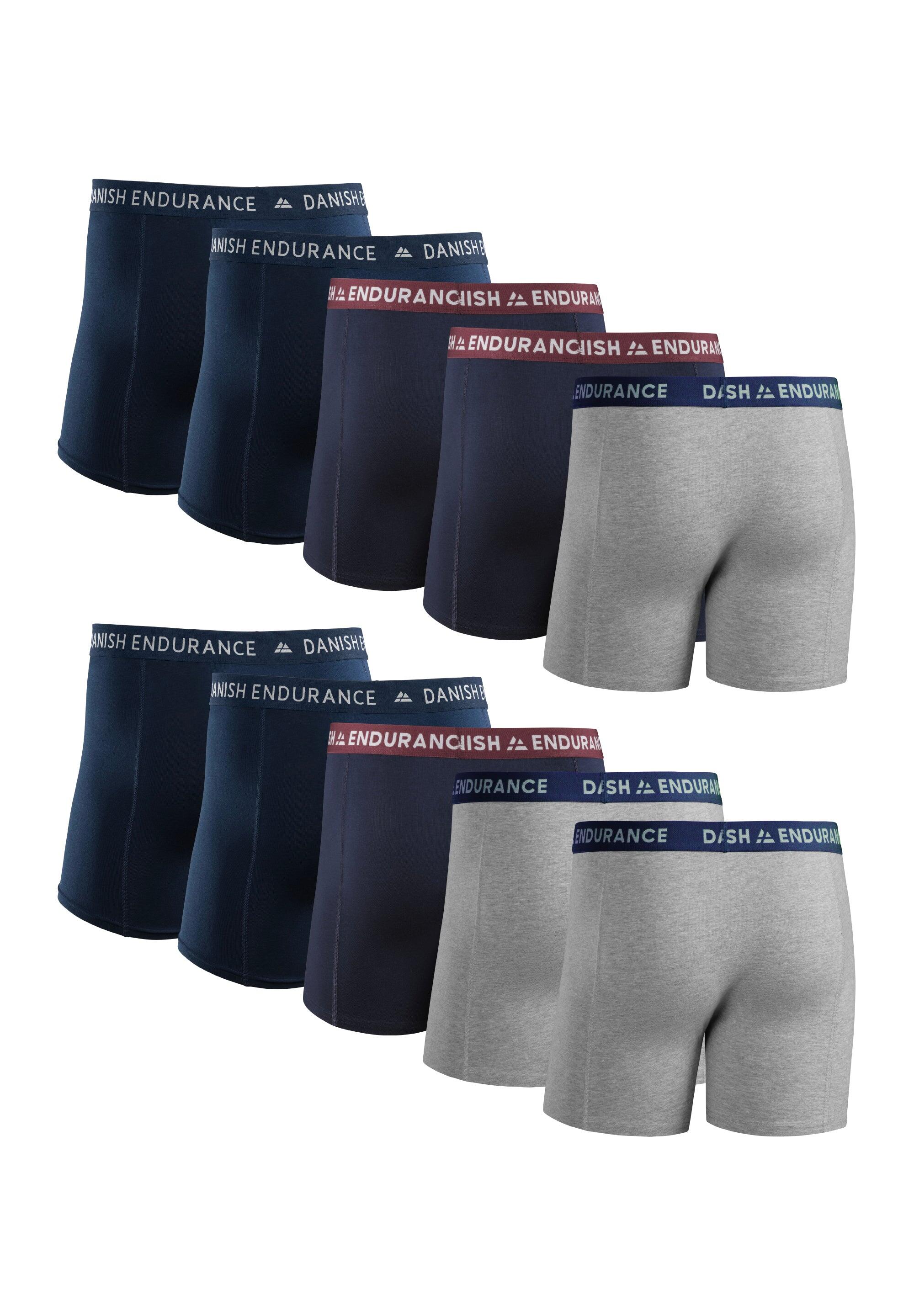 Boxers classiques en coton pour homme avec braguette 10 paires 2/6