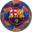 Minge fotbal FC Barcelona Senyera Abstract