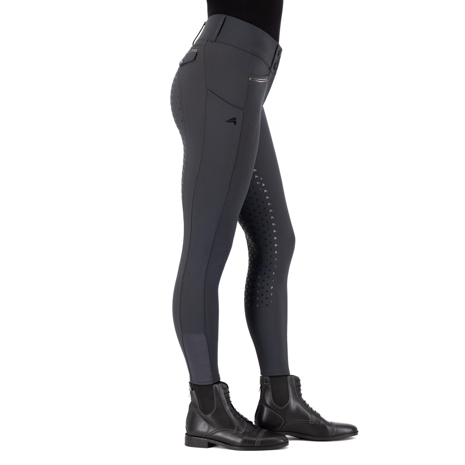 Pantalon équitation full grip femme Easy Rider Amore 3/4